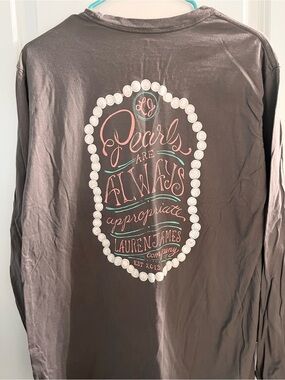 Pearls are always appropriate Lauren James Long Sleeve